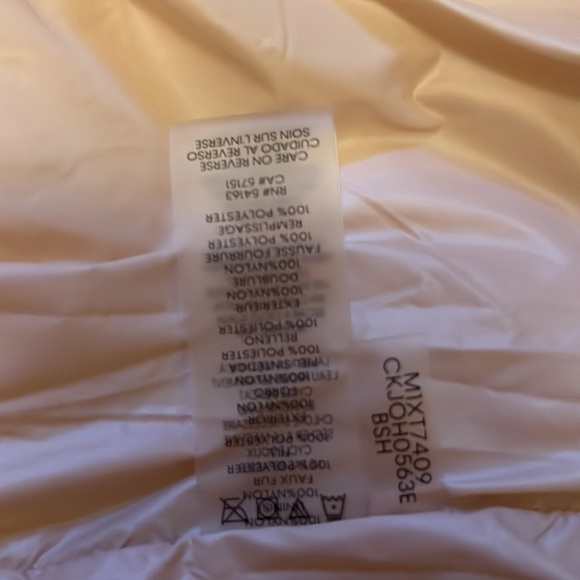 Calvin Klein Faux Fur Trim Fleece Trim Outerwear Vest - Picture 4 of 6